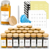 NETANY front view of full 24-piece kit displaying jars and accessories for organized storage