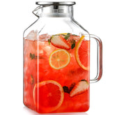 NETANY square pitcher front view shows clean lines and space-saving benefit