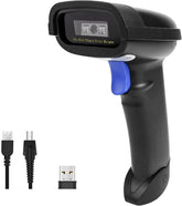 NETUM NT-1228bc front view showing ergonomic grip and trigger for fast scanning
