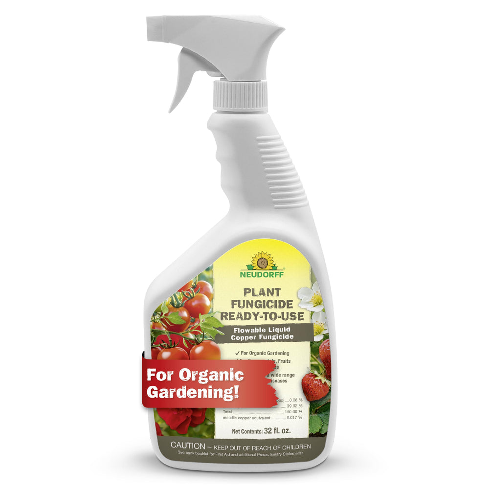 Neudorff bottle front packaging showing product identity and convenience