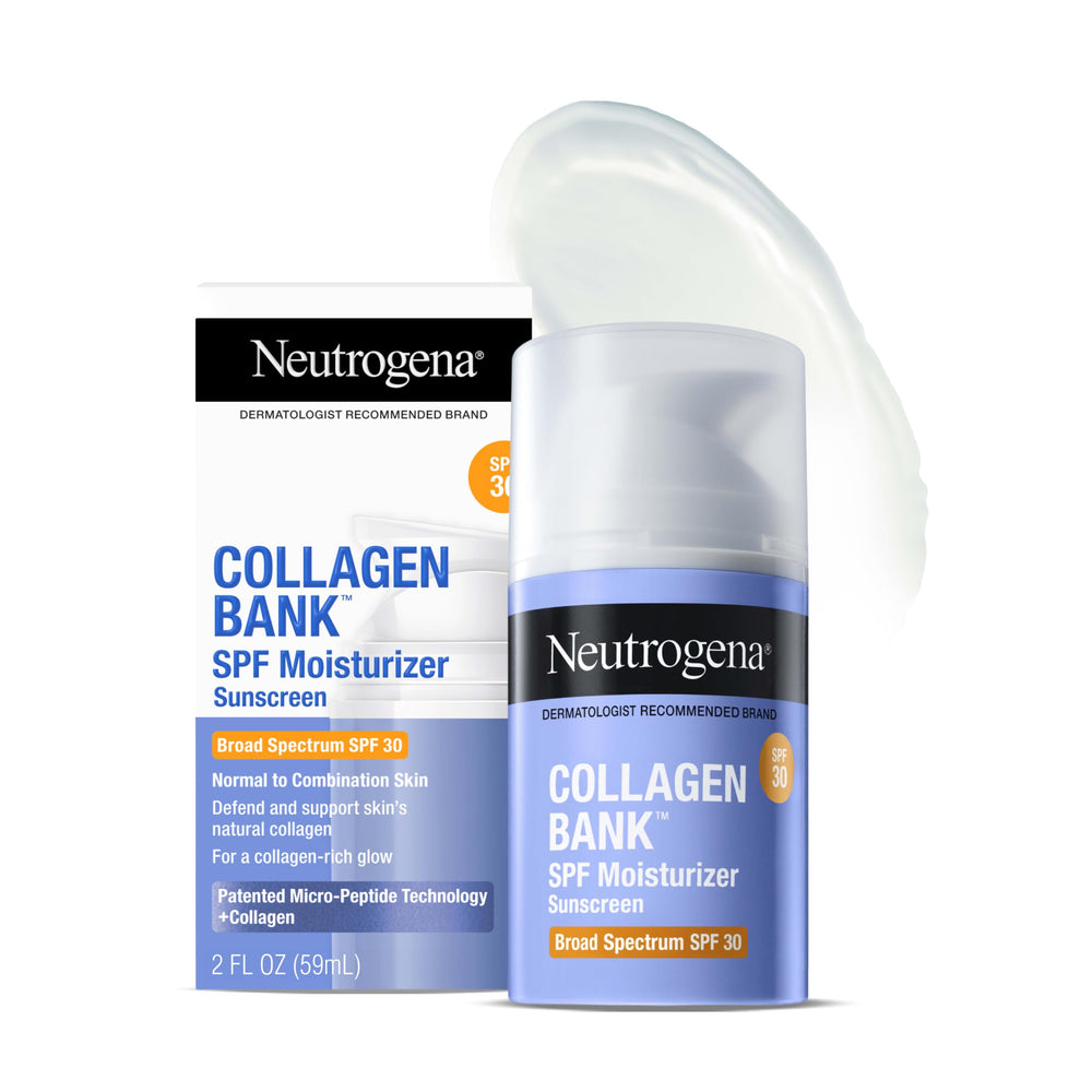 Neutrogena Collagen Bank front packaging showing SPF protection and benefits