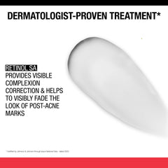 Neutrogena dispensing treatment on finger, demonstrating controlled pump application benefit