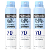 Neutrogena front packaging showing SPF 70 for quick identification and strong protection