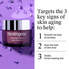 Neutrogena label closeup showing product name and claims for targeted skin improvement benefit