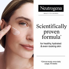 Neutrogena creamy texture close-up highlighting rich moisture and smooth application benefit