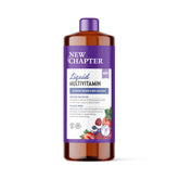 New Chapter front bottle view showing mixed berry liquid and benefits