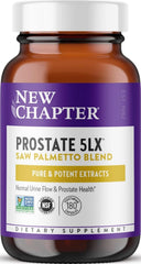New Chapter Prostate 5LX front label showing product name and benefits