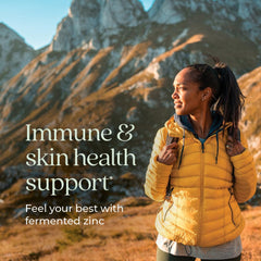 close-up of New Chapter tablet texture highlighting easy-to-swallow, gentle formulation