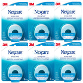 Nexcare front packaging showing six-roll pack and product name, clear supply benefit