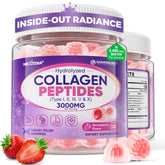 Nextdia front packaging displaying collagen gummies and benefits