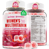 Nextdia front packaging showing multivitamin gummies and benefits