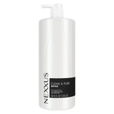 Nexxus front bottle showing 33.8 oz size and benefit of deep cleanse