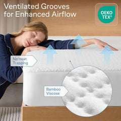 Niagara Sleep Solution polyurethane backing detail, waterproof protection benefit