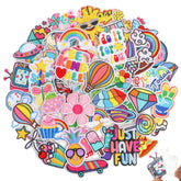 NICEVINYL front packaging showing 60 assorted self-adhesive patches and benefits