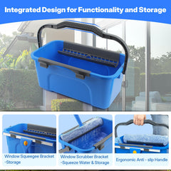 NICOFPHY microfiber scrubber sleeve detail showing high-absorbency fibers for dirt removal