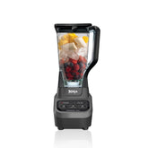 Ninja BL610 front view showing motor base and pitcher, fast blending performance