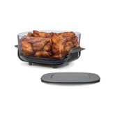 Ninja CleanCrisp front view showing clear glass and tidy profile for versatile cooking