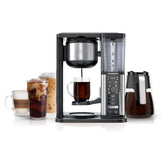 Ninja CM401 front view showing controls and carafe for versatile brewing