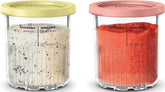 Ninja CREAMi pint front view showing clear labeling and color benefit