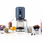 Ninja CREAMi XL front view showing sleek countertop design and controls