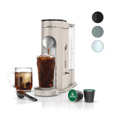 Ninja PB041ST front view showing compact brewer and travel mug fit for quick brewing