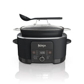 Ninja PossibleCooker PLUS front view showing control panel and 8.5 qt pot for versatile cooking