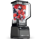 Ninja blender front view showing pitcher and base for easy large-batch blending