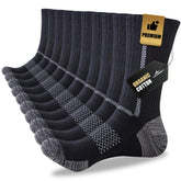 Niorasen front packaging shows five pairs in carbon black, durable convenience