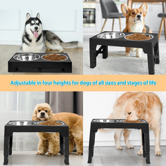 Niubya anti-slip feet and rubber rim image showing stable, quiet dining