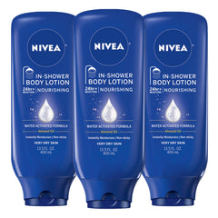 NIVEA front packaging showing multipack and clear product branding benefits quick hydration