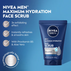 NIVEA MEN foam texture swatch demonstrating creamy lather and gentle cleanse