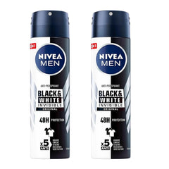 NIVEA Men close-up label highlighting anti-mark and anti-stain benefits on the can