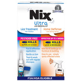 Nix front packaging showing complete lice removal kit and benefits
