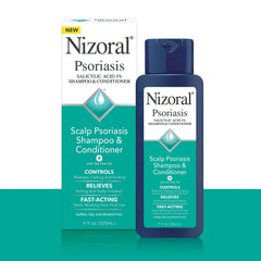 Nizoral rich lather texture close-up showing easy rinsing benefit