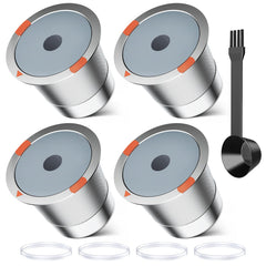 NOALTO front view of reusable K-Cup shows durable stainless design and eco benefit