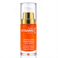 Noche Y Dia front bottle showing vitamin C serum benefits