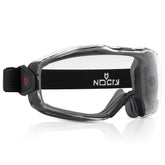 NoCry front view goggles showing wide panoramic lens and clear protection