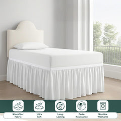 NON Sticky cotton close split corner detail for smooth bedpost fit