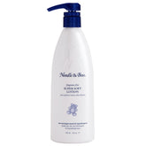 Noodle & Boo front label 16 fl oz lotion showing clear pump and eczema care benefit