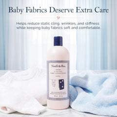 Noodle & Boo pouring conditioner illustrating easy dosing and control