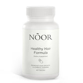 NOOR HAIR bottle front label showing formula and benefits