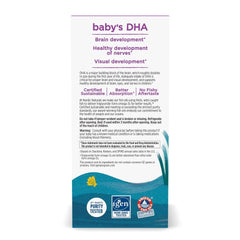 Nordic Naturals Baby’s DHA oil close-up highlighting smooth, odorless texture