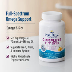 Nordic Naturals oil being poured to show clear, clean triglyceride oil for better absorption