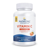 Nordic Naturals front packaging showing tart tangerine gummy bottle and benefits