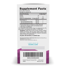 Nordic Naturals strawberry soft gels close-up emphasizing smooth texture and easy swallowing