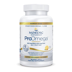Nordic Naturals front packaging showing bottle and lemon label for clear product ID and benefit