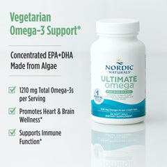 Nordic Naturals algae cultivation visual signaling sustainable omega-3 source