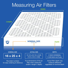 Nordic Pure pleated media close-up highlighting high-efficiency capture