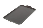 Nordic Ware griddle front view showing full two-burner surface and rim for versatile cooking