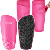 northdeer front view of shin guards showing form and protection